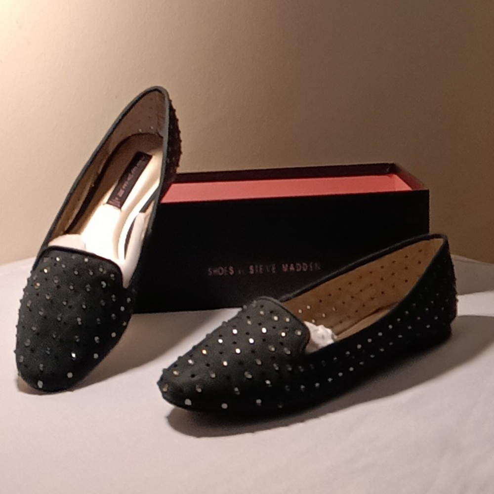 Steven Madden, 9.5, Karry Black NUBUCK